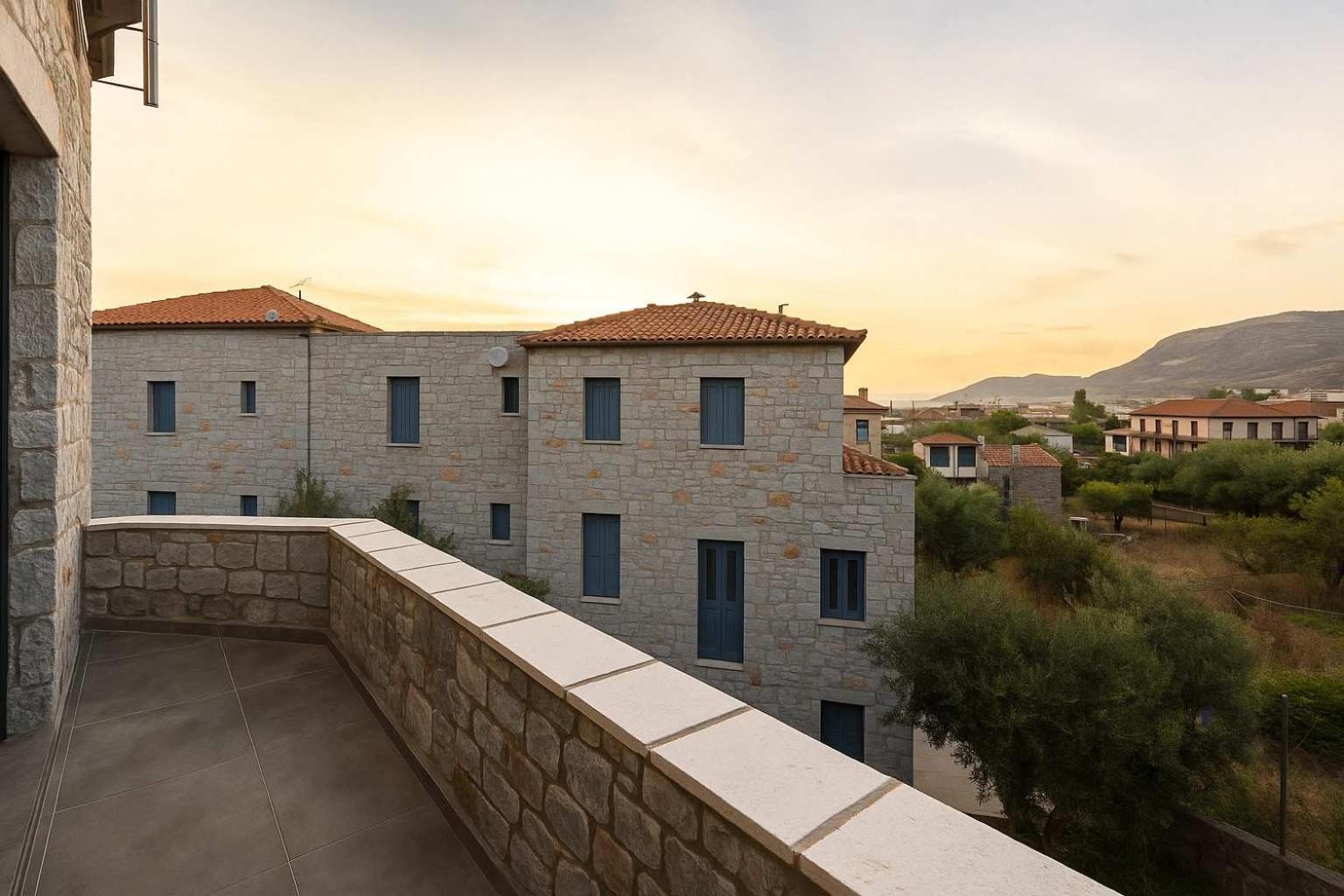 Mani Stone Built Home A Breath Away To The Sea Stoupa Exterior photo